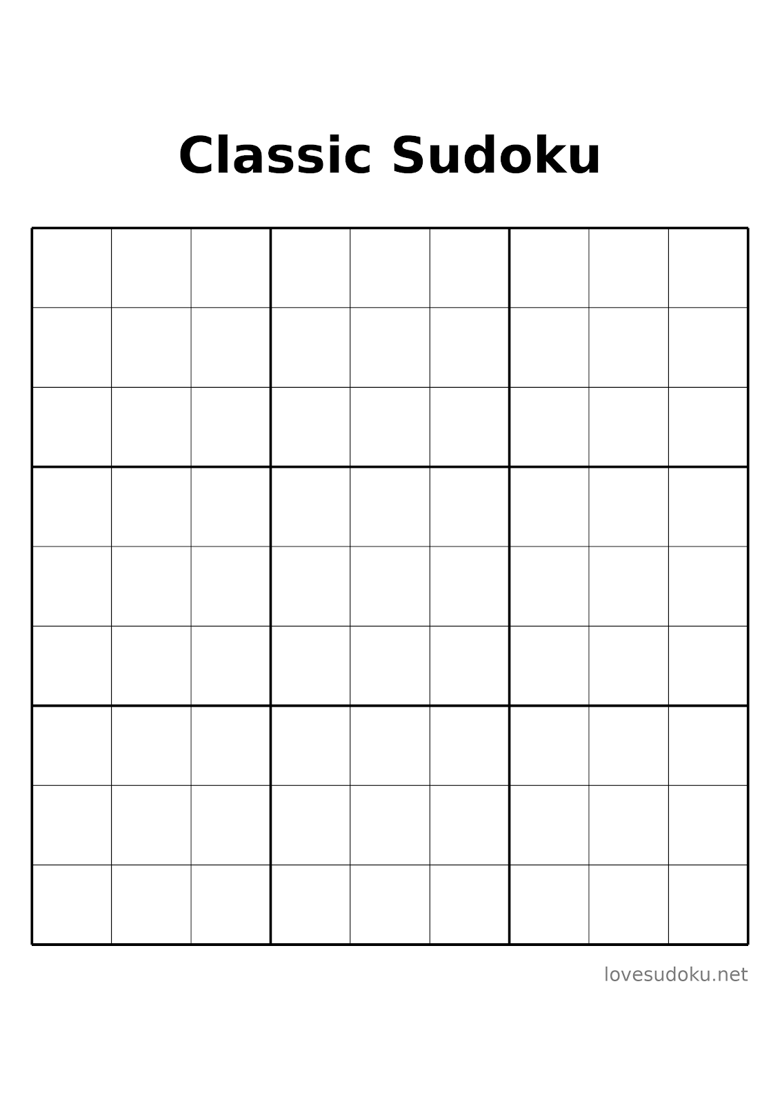 sudoku printouts 4 per page